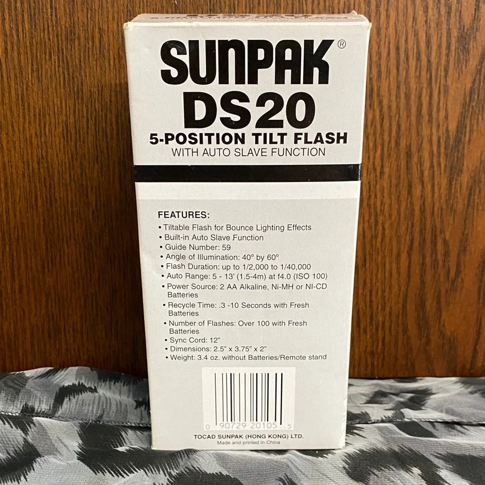 DS20 5-Position Tilt Flash - Black